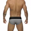 Men's Swimwear Mens Striped Swim Briefs Summer Spa Bathing Swimsuit Sexy Low Waist Mayo Male Pouch Enhance Sport Beach Surf Trunks 230724