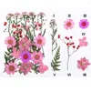 Dekorativa blommor 1st torkad UV -harts naturliga blommor klistermärken 3D pressad skönhetsdekal nagelkonst epoxi mögelfyllning