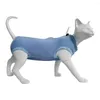 Vestuário para cães roupas macias decote retrátil meninas pijamas barriga embrulhada macacão para cães pequenos feminino desmame faixa terno S/M/G