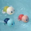 Baby bath splashing cool turtle wind-up chain animal bathroom playing with water children's toys