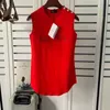 326 Designer T Shirts Womens High Famous Quality 2023 Summer Sleeveless Tees Women Clothing Top Sh ees op