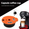 Kaffefilter 60 180 ml Refillerbara kapslar för Boschs köksgadgets återanvändbara kapselkoppfilter med skedborste 230721