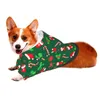 Sudaderas con capucha para hombre Feliz Navidad Elk Pet Dog Abrigo impermeable La cara Ropa Chaqueta al aire libre para perros pequeños, medianos y grandes