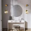 Wall Lamp Nordic Modern Glass Lamps LED Luxury Round Vintage Ball Bathroom Mirror Beside Bar Indoor Creative Retro Lights