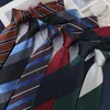Strikjes Mode heren polyester stropdas 8cm stropdassen Geschenken voor mannen Gestreepte bloem Cravate Homme