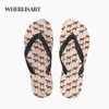 Whereisart 3D Paard Print Vrouw Zomer Slippers Casual Strand Slippers Sandaal Flipflop Voor Vrouwen Slippers Vrouwelijke Rubber Sho R7V0 #