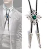 Bow Ties Cowboy Rhinestone Bolo Tie For Halloween Carnivals Party Man Teens Shirt Sweater Costume Accessories Gentleman