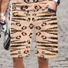 Men's Shorts Men/Women Leopard Print Summer Man Pattern Quick Dry Harajuku Funny Swimsuit Elastic Waist Mens Clothing Streetwear