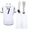 2023 2024 2025 Bellingham Vini Jr Soccer Jerseys Joselu Tchouameni Modric Real Madrids 23 24 25 Shirt Football Camavinga Rodrygo Gardien de but Camisetas Kit pour enfants adultes