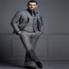 Handsome Grey Suits For Men Fashion Groom Suit Wedding Tuxedos Buy Again My Orders Traje de tres piezas para hombres FATO de Mens 257g