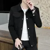 Men's Jackets Coat 2023 Korean Version Trend Loose Work Jacket Casual Handsome Deerskin Velvet Top For Men