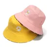 Cappelli a tesa larga Cappelli a secchiello Margherite Cappello a secchiello ricamato Mucca Donna Trasparente Fiore in pizzo Spiaggia Cappelli Panama Top Fashion Daisy Cappellino estivo 230721