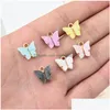 Charms Diy Handmade Resin Animal Butterfly For Jewelry Making Pendants Necklaces Cute Earrings Accessories 12.5X12.5Mm Drop Delivery Finding