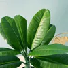 Decorative Objects Figurines 40cm 8 Leaves Artificial Banana Desktop Bonsai Tropical Palm Plants Fake Coconut Tree Silk Leafs For Home Office Decoration L230724