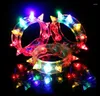 Le bracelet LED de décoration de fête allume la pointe clignotante clignotante pour 200pcs