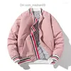 Giacche da uomo Giacche da uomo Abbigliamento di marca Cappotto da uomo di moda superiore Tuta da baseball casual Abbigliamento invernale Street Plus Bomber da volo in cotone Z230724