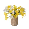 Dekorative Blumen Calla-Lilien, künstliche Blumen, Hochzeit, Party, Dekoration, Stoff, Garten, Fake, Bankett, Geburtstag, Dekoration, Valentinstagsgeschenk