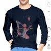 Hoodie voor heren Tandenfee Hoodie Lange mouw Aquarel Tanden Tandarts Kliniek Hygiënist Kantoor Kunst Mondholte