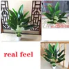 Decorative Flowers 81cm 1pc Artificial Plant Banana Tree Fake Palm Leaves Outdoor Garden Tropical Large Plants Home Decoration Green Decor