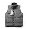 Giubbotto da uomo gilet design gilet bodywarmer femminile per abbigliamento autunno inverno inverno grigio rosso etichetta rossa rossa di lusso materiale piuma sciolta cappotto di tendenza della moda dimensioni s m l xl xxl