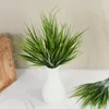 Decorative Flowers 10/12pcs Artificial Onion Grass Faux Pampas Tropical Plant Indoor Fake Reed Wheat Home Garden Outdoor Wedding Decor