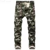 Hommes Jeans Ropa Hombre 2021 Hommes Camouflage Mode Slim Fit Homme Denim Pantalon Hip Hop Plus La Taille Maigre Mannen Homme Pantalon L230724