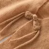 Scarves First Line Ready To Wear Chinoiserie Pure Wool Knitting Small Shawl Women Knot Age Reducing Scarf Cashmere Shoulder Guard