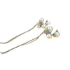 Dangle Earrings Fashion StatementEarring long Pearl Bling Tassel for女性の結婚式の毎日のペンダントジュエリーギフト