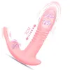 Vibratoren Rotierender Vibrator stimuliert Teleskopdildo Vagina G-Punkt-Massage Klitorisstimulator weiblich Sexspielzeug 230724