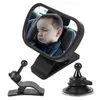 Interior Accessories Baby Rearview Mirror Car Back View Glass Kid Mini Safety Convex Mirrors Kids Monitor Facing Rear Ward