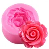 Bakning Mögel Rose Flower Silicone Cake Mögel Fondant Mold Kök Choklad spetsar Mögel Bröllopsdekorationer