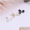 Oreille Cuff Designer Clip Sur Resserrement Sort Non-Piercing Clips Faux Cartilage Boucle D'oreille Bijoux Pour Femmes Hommes En Gros Fille Cadeaux Drop Deliver