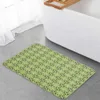 Ковры зеленый круг треугольник ретро -стиль декоративный ванна ванная комната ванная кухня кровать коврики на пол.