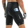 X-TIGER Short de cyclisme Jambe anti-dérapante Short de vélo rembourré 5D avec poches Respirant Vélo Vélo Moto Demi-pantalon Collants