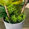 التماثيل الديكور التماثيل 26/37 سم النباتات النضرة الاصطناعية استوائية مزيفة dracaena شجرة bonsai mini agave بكيت على سطح المكتب على سطح المكتب ديكور الشرفة l230724