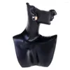 Jewelry Pouches Functional Ears Neck Rack Smooth Earring Mannequin Holder Side Face Profile Watch Display Stand Storage
