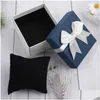 Watch Boxes Cases Bowknot Red Package For Watches Women Girl Jewelry Box Gift Drop Delivery Accessories Dhojz