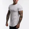 Men s T Shirts Gym Clothing Sports T Shirt Men Cotton Breathable Fitness Mens Short Sleeve T shirt Running Tshirt Summer Tight Tee homme 230724