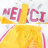 Conjuntos de roupas para crianças agasalho menino menina conjunto de roupas primavera casual manga longa carta roupa com zíper infantil roupas de bebê 1 2 3 4 anos 230721