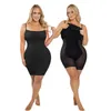 Damen Shapers Body Shaper Kleid, figurbetont, Maxi, Mini, integrierter Shapewear-BH, 2-in-1, Damen-Lounge, rückenfrei, rückenfrei, Kleider 230721