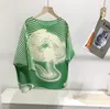 2023 새로운 럭셔리 Issey 신제품 주름 탑 티셔츠 여자 프린트 코트