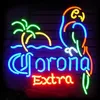 Corona Extra Papegaai Neon Light Sign Thuis Beer Bar Pub Recreatie Kamer Game Lights Windows Glazen Wandborden 24 20 inch297T