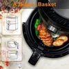 4,8L Inteligentny Fumless Fryer - 1500 W High Power Electric Fryer - Idealny do smażonego kurczaka frytki - Szkoła akcesoriów kuchennych