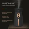 1pc, KONKA 380ml/13oz Mini White Air Humidifier, Portable Low Noise, Colorful LED Night Light Mist Maker For Home Office, USB Charging