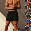 Running Shorts Summer Fitness Męski trening ćwiartki pantom Casual Mens Athletic Bez kieszeni wyróżnij się dla mężczyzn