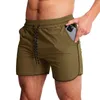 Running Shorts Men Men's Three Points Jogging Fitness Pants Male Summer Quick-drying Sportwear Gym Workout All-match