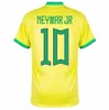 2023 Brazils VINI JR. Camisas de futebol CASEMIRO 22 23 novo Team brasilS G.JESUS P.COUTINHO Away masculino kit infantil L.PAQUETA T.SILVA PELE MARCELO Uniforme de camisa de futebol