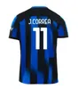 23 24 Maglia Inters Milans Soccer Jerseys Kid Kit Calcio 2023 2024 Football Shirt Fan Player Versio Gosens Dzeko Lautaro J.Correa Calhanoglu Barella Skriniar Carboni