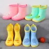 Bottes de dessin animé classique chaussures pour enfants PVC caoutchouc enfants bébé dessin animé chaussures chaussures d'eau bottes de pluie imperméables enfant en bas âge fille garçon bottes de pluie 230721