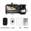 Máquina de fazer pão 110 V/220 V Máquina de café da manhã multifuncional para cozinha Torradeira automática para omelete de café